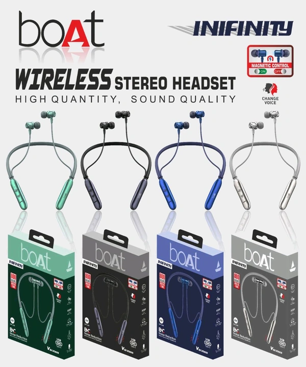 Boat New Infinity Megnet On Off /  Double Pecking / Type C Port / Vibration Nackband 