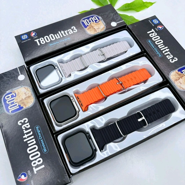 T-800 Ultra 3 Big 2.19 Infinity Display (49Mm , Wireless Charger) Smart Watch 