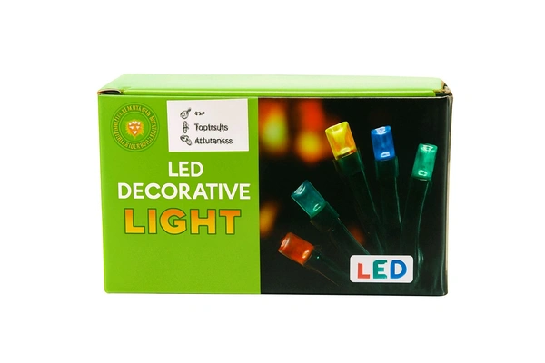 Bluehue® Le-65 Decoration Lights (100 Yellow Blub ,5mm ,9Mtr) Yellow Colour 