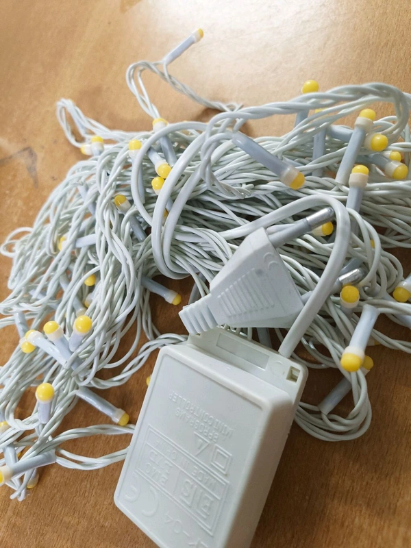 Bluehue® Le-65 Decoration Lights (100 Yellow Blub ,5mm ,9Mtr) Yellow Colour 