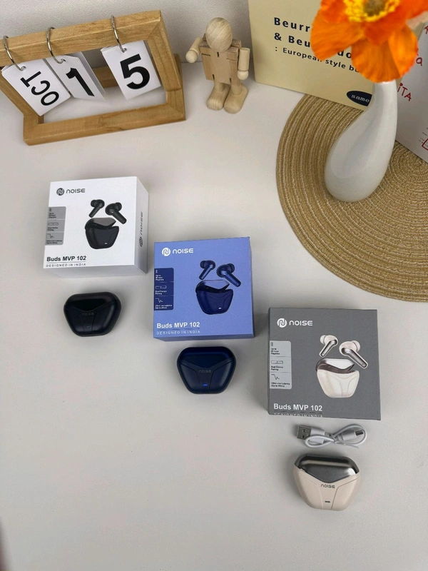 New Noise Mvp-102 Heavy Premium Quality Earbuds (Hard Box , Type C Port)