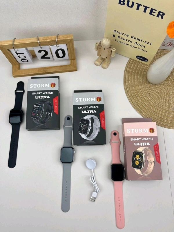 New 🆕 Storm Ultra Smart Watch (49Mm Starp , Wireless Charger , 1.99 Inch Full Display)