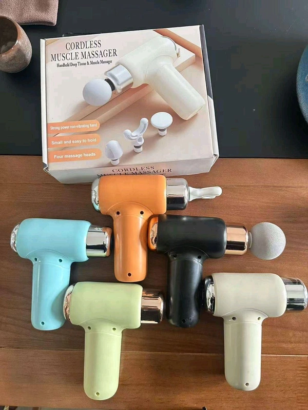 New S-100 Cordless Muscle Massager Gun (Handheld Deep Tissue & Muscle Massager)