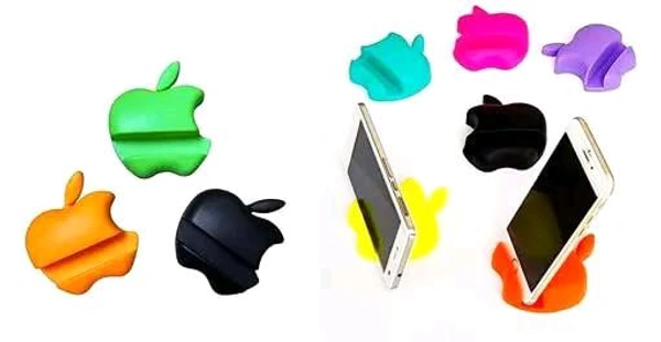 Apple Design Difference Colour Mobile Stand (60Pcs Small Pecking)