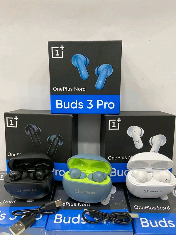 One Plus Nord Buds-3 Pro 💯% Og Hard Box Extra Bass Sound Premium Quality Earbuds 