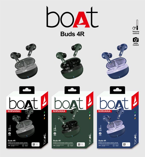 New 🆕 Boat Buds4R 💯% Og Extra bass Sound 1by1 Lamination Limited Stock 