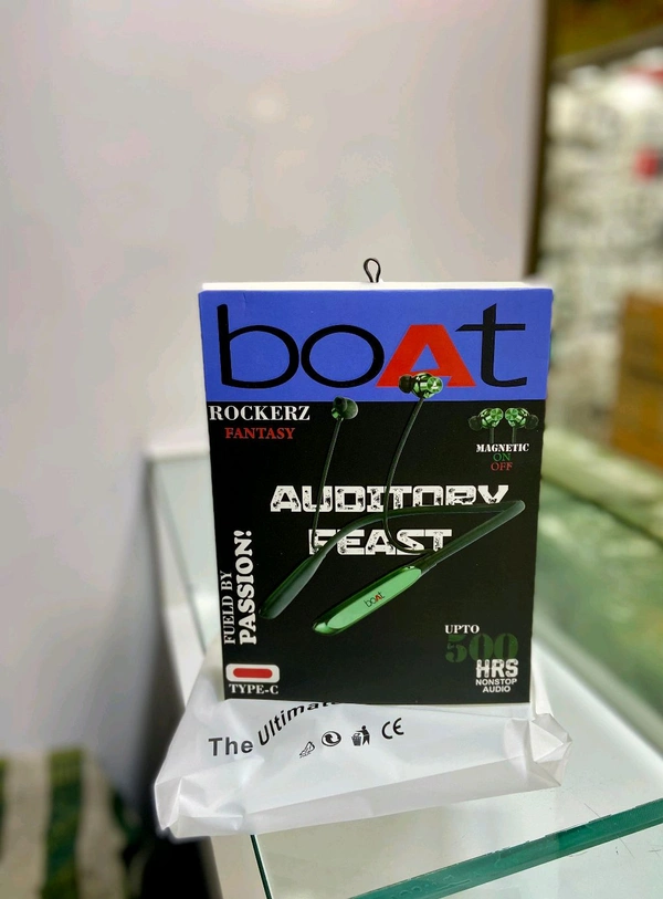 New 🆕 Boat Rockerz Fantasy 💯% Og Magnetic 🧲 on off All shiny ✨ Fat Wire Metal & Magnetic 🧲 Ear Nackband 
