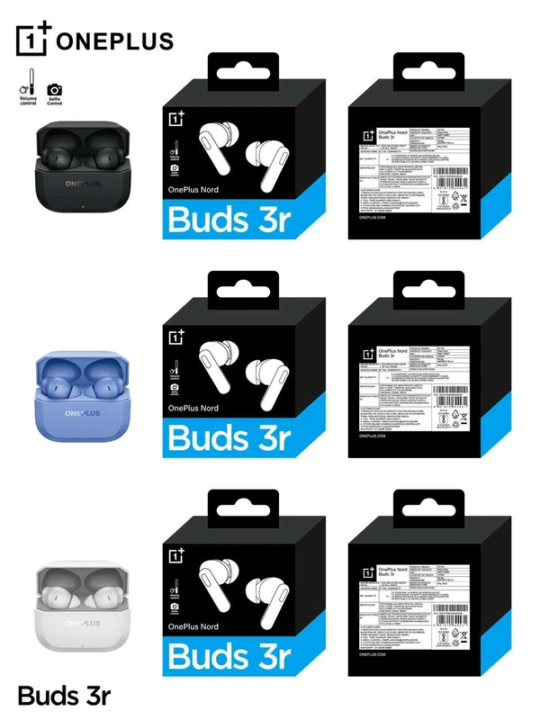 OnePlus Buds 3r Og Heavy Quality Earbuds (3 Different Colour , Type C Port)