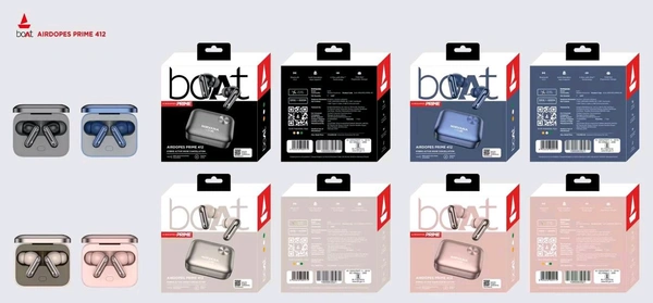 New 🆕 Boat Prime 412 New Metal Earbuds All Shiny ✨
Extra bass Sound Heavy Quality 
