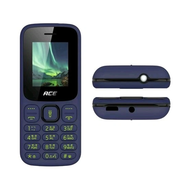 Itel Ace3 Shine Keypad Mobile Phone Bluetooth Support 4.5cm (1.8) Display ( Service Center Warranty )