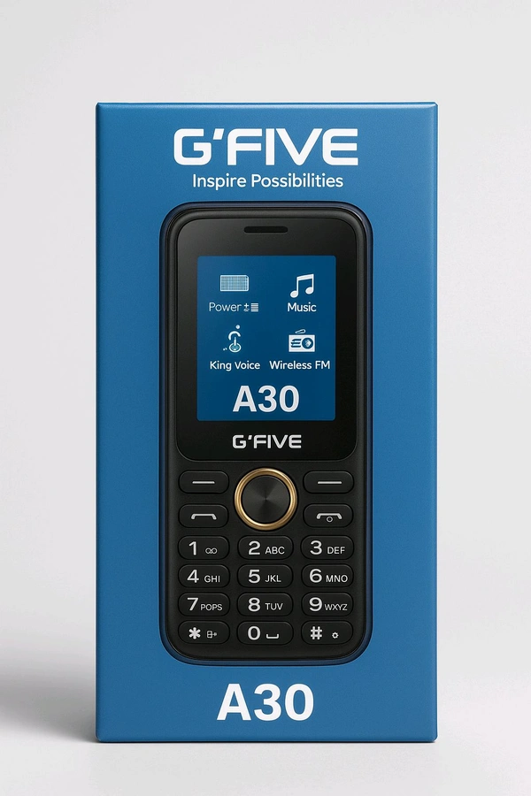 G'Five A30 Keypad Mobile Phone 4.5cm (1.8) Display Dual Sim ( Only Check Warranty )
