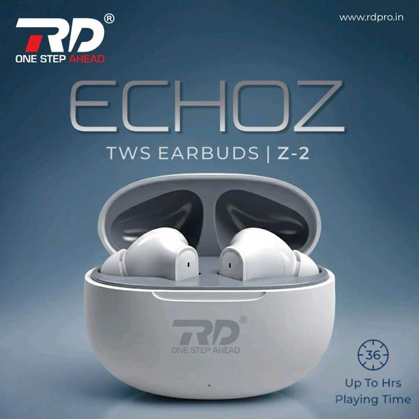 Rd Echoz 36hrs Play Time Tws Airbuds Z-2 Best Quality Best Sound 