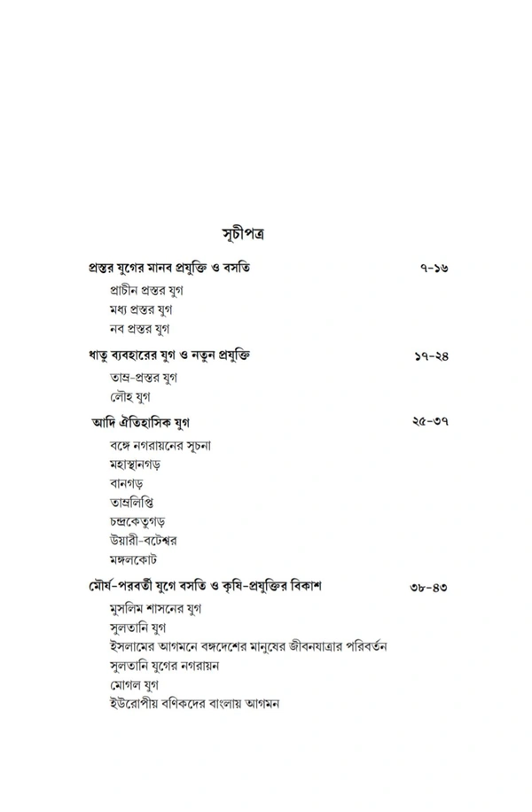 বাংলার মানব প্রযুক্তি ও বসতির বিবর্তন| কৌশিক দত্ত রায়| Banglar Manab Prajukti O Bosotir Biborton| Kaushik Dutta Roy|