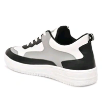 Stylish Black & White Casual Sneakers – Trendy & Comfortable Footwear for Men" - 9