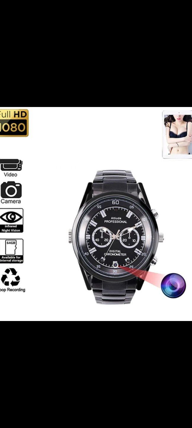 ELEKTRO WELT INBUILT 32GB SPY WRIST STEEL WATCH CAMERA WITH NIGHT VISION  Security Camera Price in India - Buy ELEKTRO WELT INBUILT 32GB SPY WRIST  STEEL WATCH CAMERA WITH NIGHT VISION Security