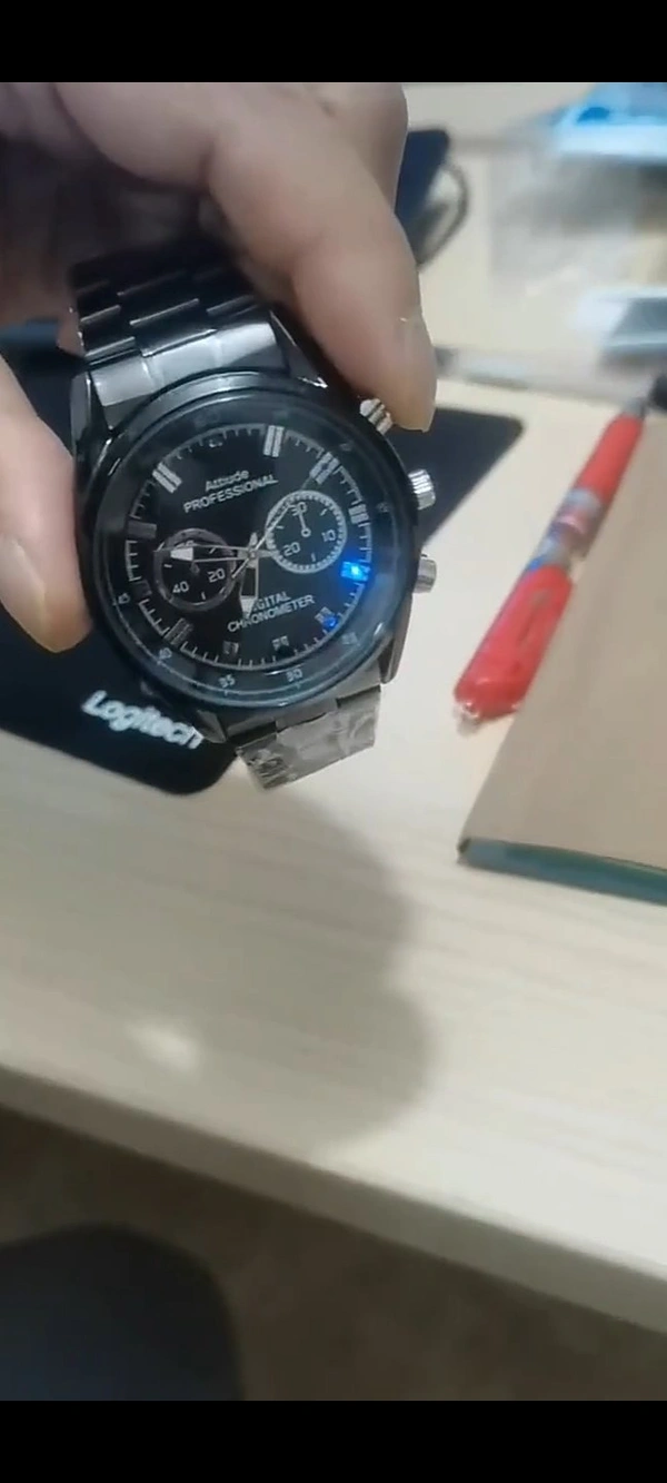 Hidden Camera Watch - Black