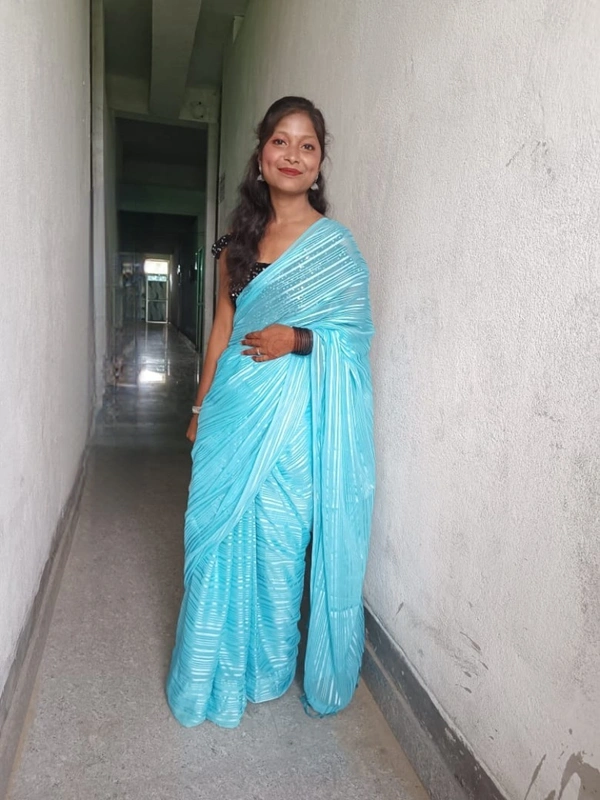Satin Saree Daily wear satin saree 