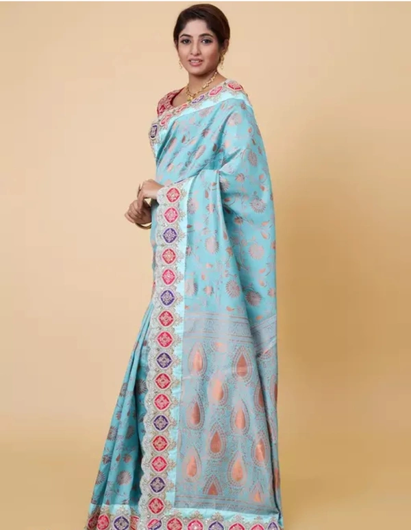 Neha Collection Designer Party Wear Banarasi Silk Saree