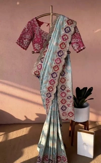 Neha Collection Designer Party Wear Banarasi Silk Saree