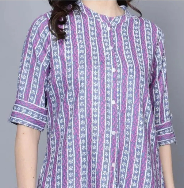 Neha Collection Women Stylish Shirt - light purple, M