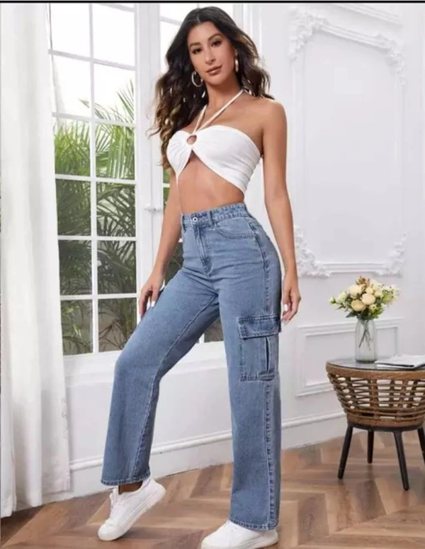 Neha Collection Women Non Stretchable Straight Jeans - 34