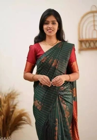 Banarasi Silk Women Designer Banarasi Soft Silk Saree - Nandor