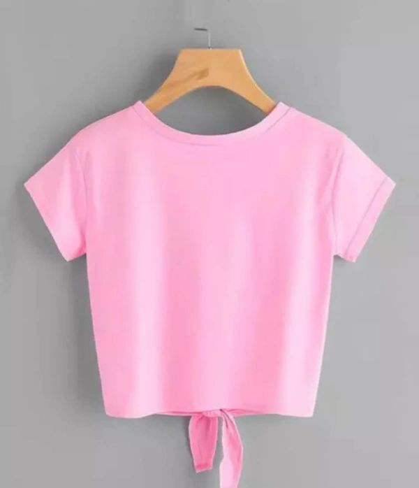Neha Collection Women Stylish For T-shirt - Lavender Rose, L