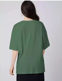 Neha Collection Women Stylish Tshirt - XL, Green