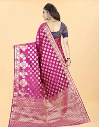 Banarasi Silk Women Pretty Banarasi Silk Saree