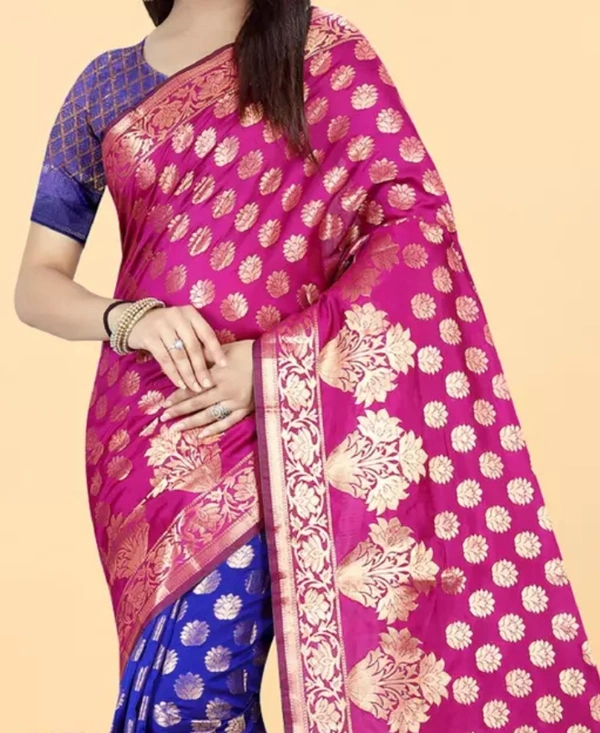 Banarasi Silk Women Pretty Banarasi Silk Saree