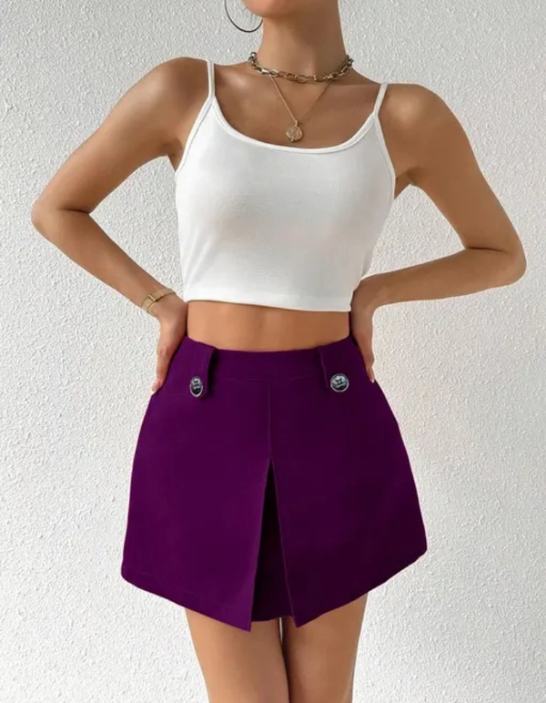 Neha Collection Women Stylish Skirt - Purple, 32