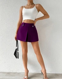 Neha Collection Women Stylish Skirt - Purple, 32