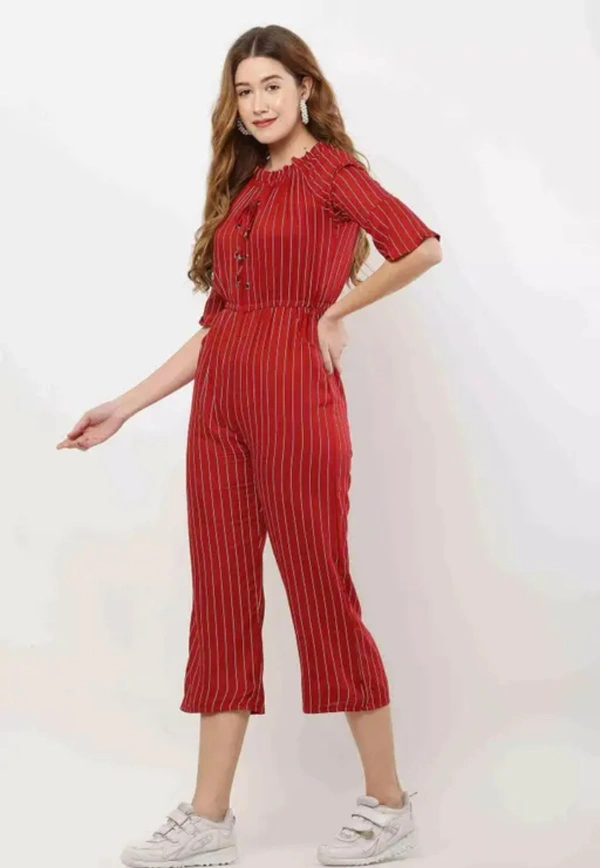 Neha Collection Trending Stylish Women Jumpsuit - Red, S