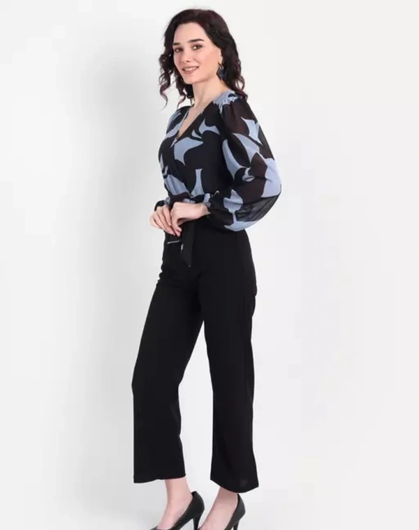 Neha Collection Pretty Fabulous Women Jumpsuit - Aqua Blue, L