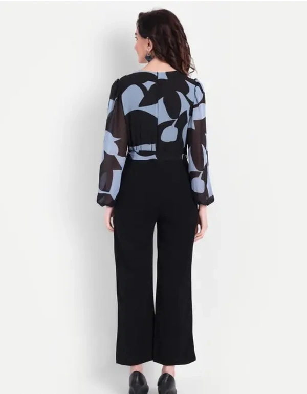 Neha Collection Pretty Fabulous Women Jumpsuit - Aqua Blue, L