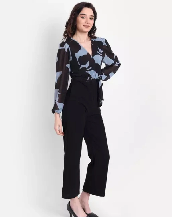 Neha Collection Pretty Fabulous Women Jumpsuit - Aqua Blue, L