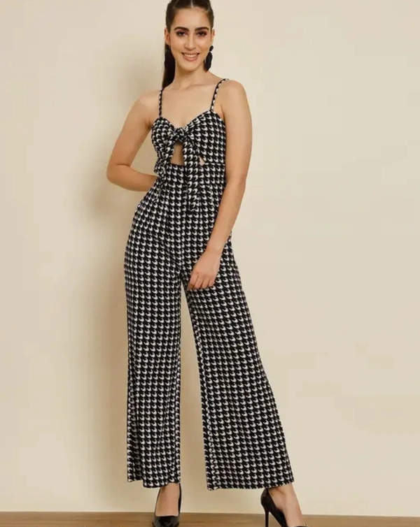 Neha Collection Trendy Jumpsuit For Women - Black, M