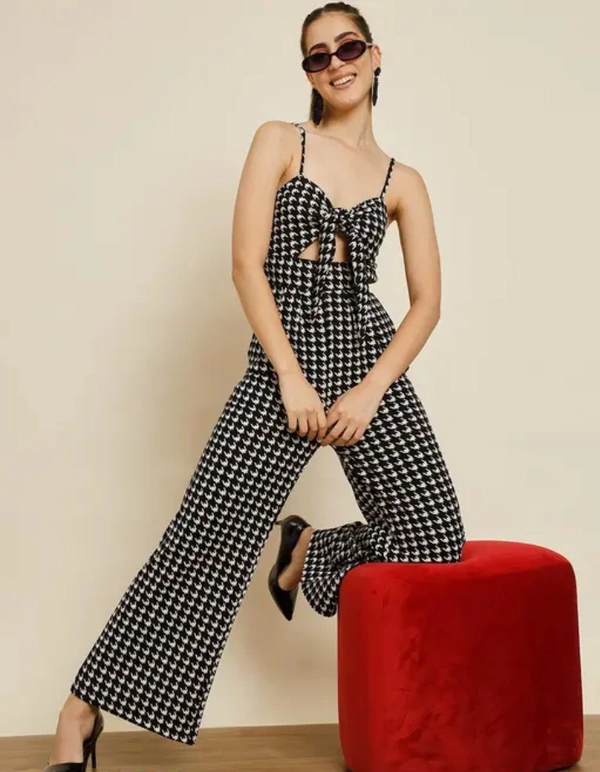 Neha Collection Trendy Jumpsuit For Women - Black, M
