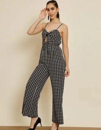 Neha Collection Trendy Jumpsuit For Women - Black, M