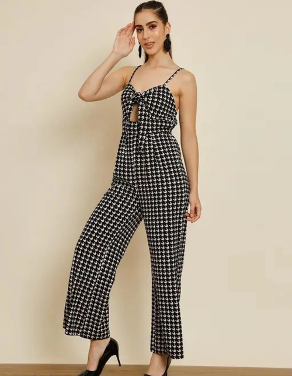 Neha Collection Trendy Jumpsuit For Women - Black, M