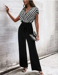 Neha Collection Classic Sensational Women Jumpsuit - Black, M