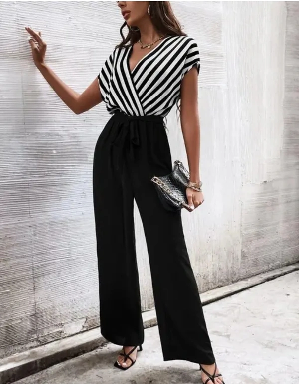 Neha Collection Classic Sensational Women Jumpsuit - Black, M