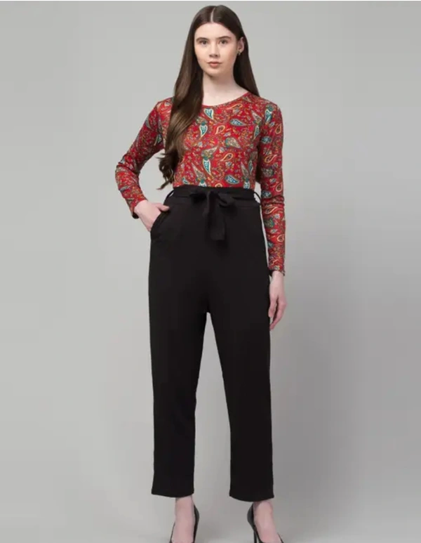 Neha Collection Classic Elegant Women Jumpsuit - L