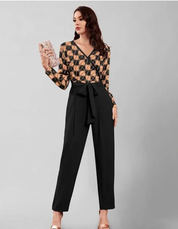 Neha Collection Comfy Retro Women Jumpsuit - Pesto, L