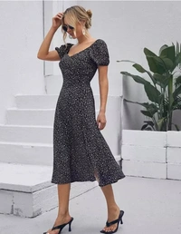 Neha Collection Comfy Sensational Women Dresses - Black, L