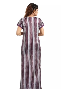 Neha Collection Women's Trendy Nighty - Free Size, Lilac