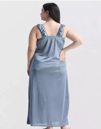 Neha Collection Women's Stylish Nighty - Gray, M