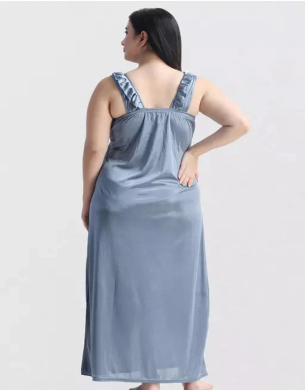 Neha Collection Women's Stylish Nighty - Gray, M