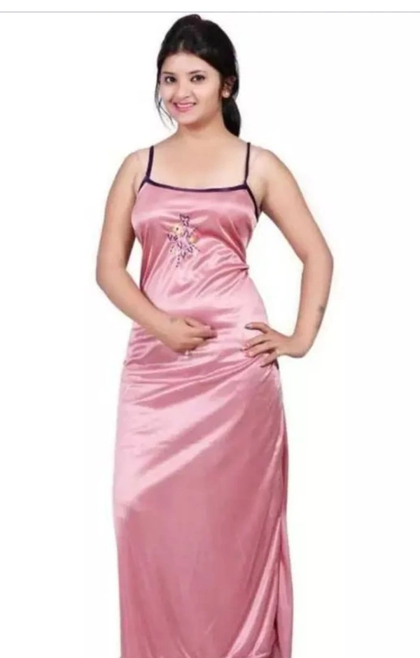 Neha Collection Women's Nighty Half Sleeve & Jacket Sets - Tickle Me Pink, XL
