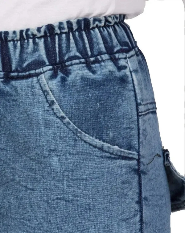 Neha Collection Bottom Pearl Blue Jogger Jeans for Women - Curious Blue, 32